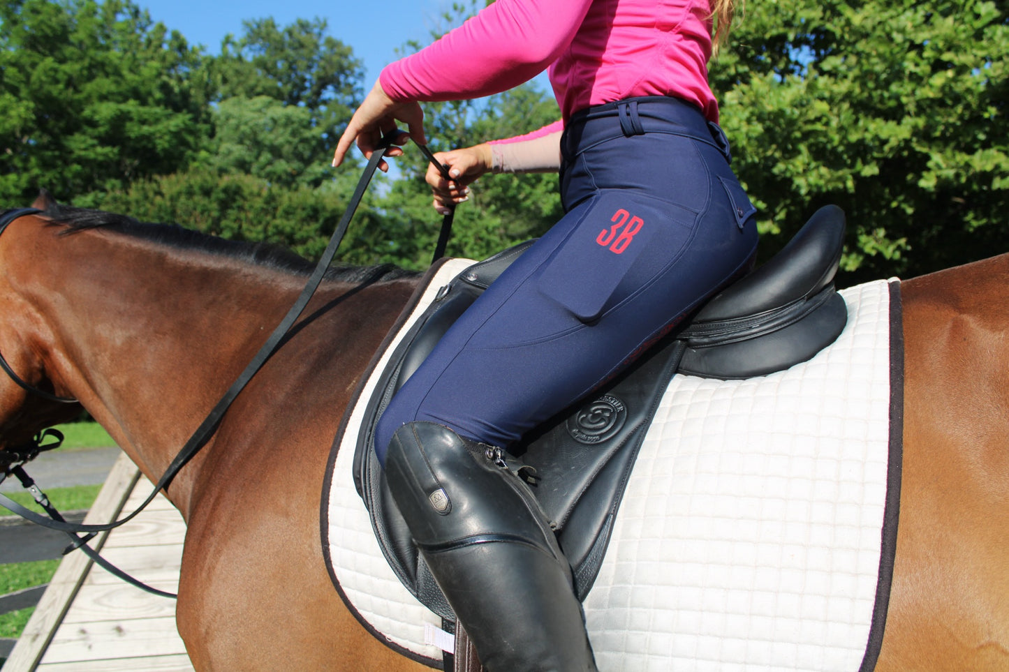 Labyrinth Navy/Red Breech